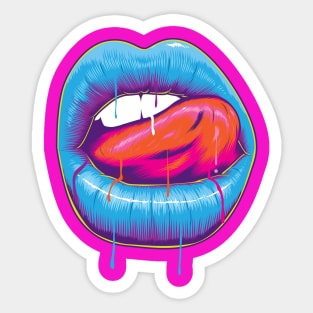 Surreal Lips Sticker